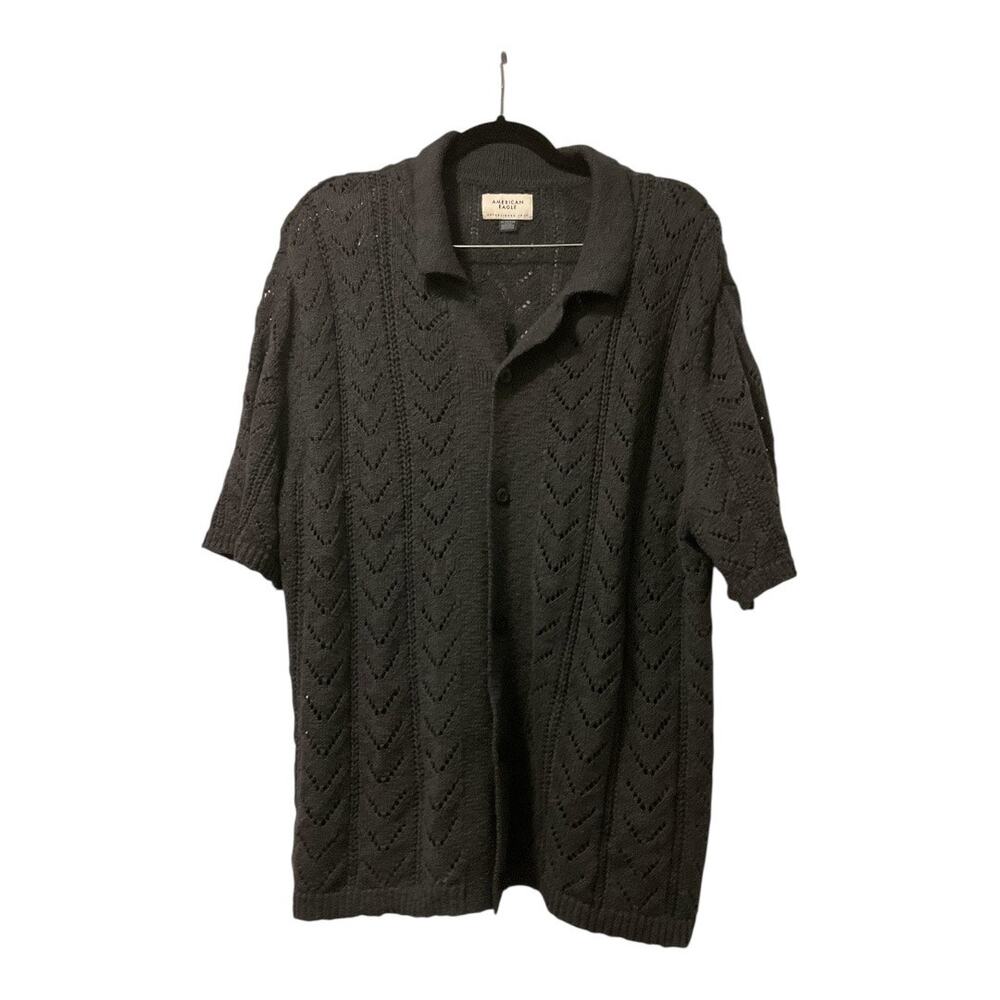 American Eagle Sweater Top XL Gray Men